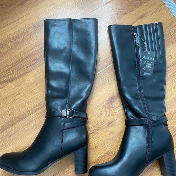 Black genuine leather boots - Picture 5 of 7